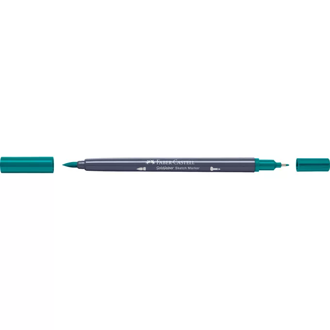 DWUSTRONNY PISAK GOLDFABER SKETCH FABER-CASTELL, 313 DARK COBALT GREEN
