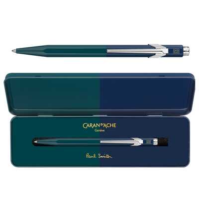 Długopis Caran d’Ache 849 Paul Smith Edycja #4 w pudełku Green/Navy