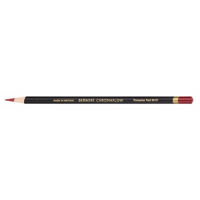 Kredka Chromaflow Derwent, Pompeian Red 0610 (czerwona o odcieniu bordowym)