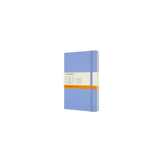 NOTES MOLESKINE CLASSIC L (13X21 CM) W LINIE, TWARDA OPRAWA, HYDRANGEA BLUE, 240 STRON, NIEBIESKI