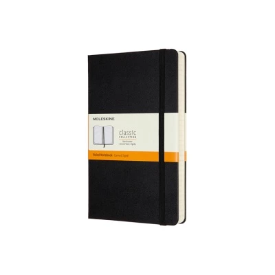 NOTES MOLESKINE CLASSIC L (13X21CM) W LINIE, TWARDA OPRAWA, 400 STRON, CZARNY