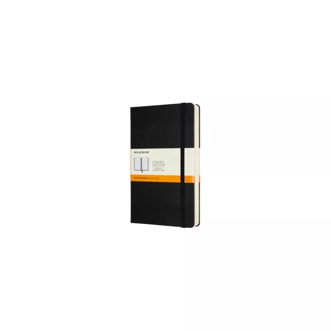 NOTES MOLESKINE CLASSIC L (13X21CM) W LINIE, TWARDA OPRAWA, 400 STRON, CZARNY
