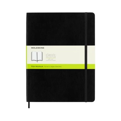 NOTES MOLESKINE CLASSIC XL (19X25CM) GŁADKI, MIĘKKA OPRAWA, 192 STRONY, CZARNY