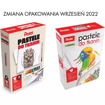 PASTELE DO TKANIN ZESTAW Z KOSZULKĄ