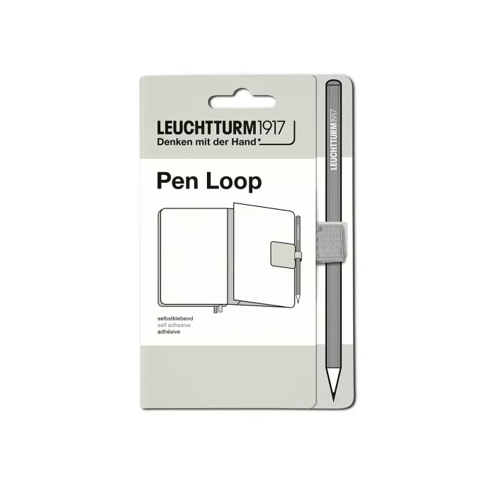 SZLUFKA NA DŁUGOPIS/OŁÓWEK (PEN LOOP) LEUCHTTURM1917 NATURAL COLOURS LIGHT GREY