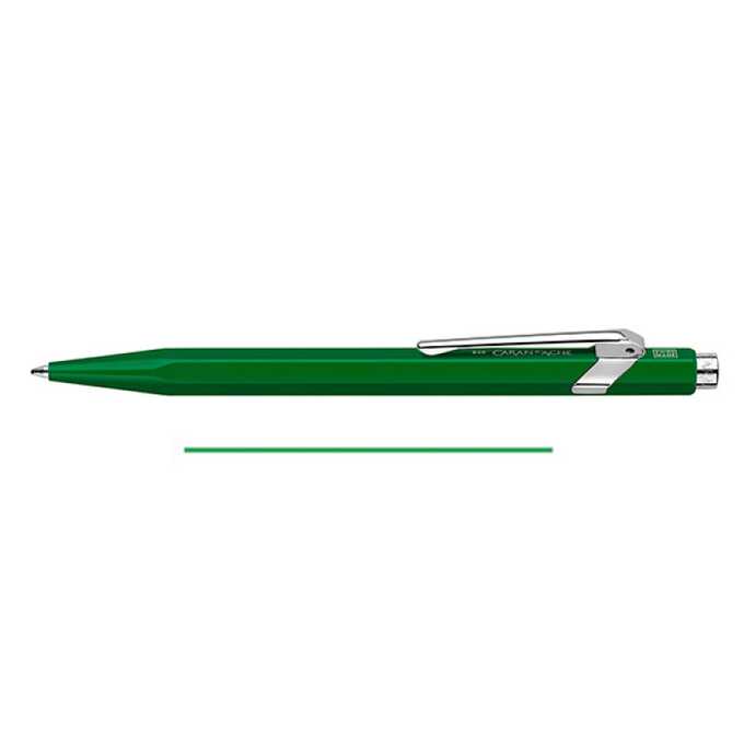 Długopis Caran d’Ache 849 Classic Line, zielony z zielonym wkładem
