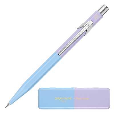 Ołówek automatyczny Caran d’Ache 844 Paul Smith Edycja #4 w pudełku Sky Blue/Lavender