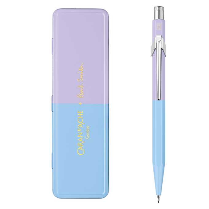 Ołówek automatyczny Caran d’Ache 844 Paul Smith Edycja #4 w pudełku Sky Blue/Lavender