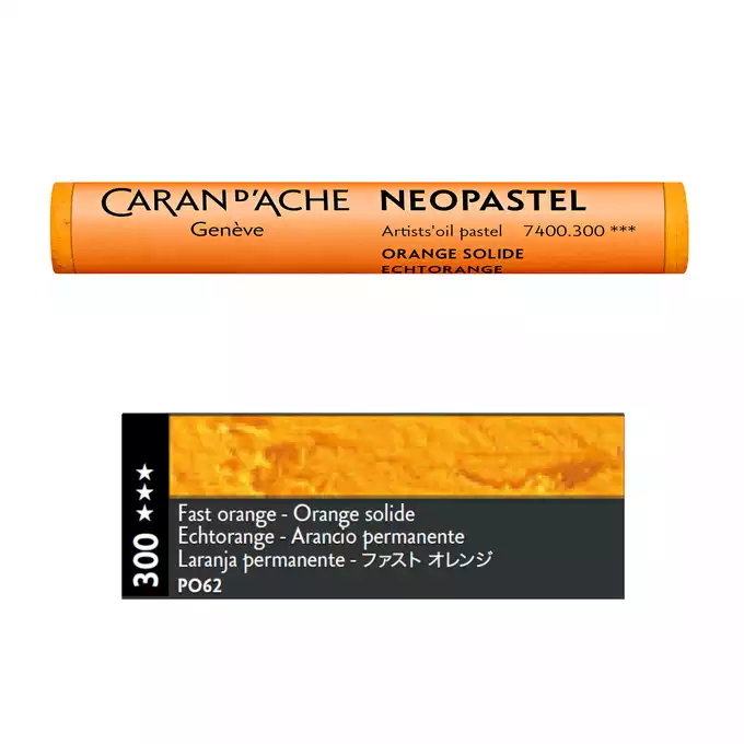 Pastela olejna Caran d’Ache NeoPastel, kolor 300 Fast Orange