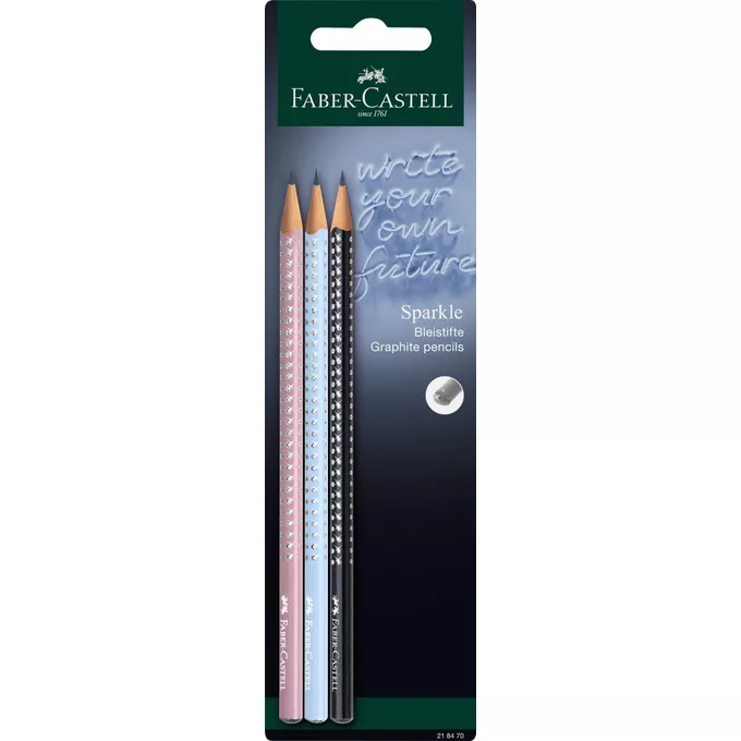 ZESTAW 3 OŁÓWKÓW SPARKLE HARMONY FABER-CASTELL