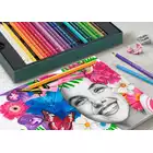 ZESTAW PREZENTOWY: KREDKI POLYCHROMOS i OŁÓWKI PITT GRAPHITE MAT FABER-CASTELL, 40 ELEMENTÓW
