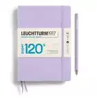 NOTATNIK 120 G LEUCHTTURM1917, MEDIUM A5, LILIOWY - Liniatura: w kropki
