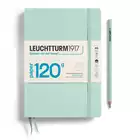 NOTATNIK 120 G LEUCHTTURM1917, MEDIUM A5, MINT GREEN - Liniatura: w kropki