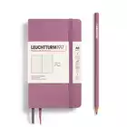 NOTATNIK LEUCHTTURM1917 POCKET (A6), MIĘKKA OPRAWA, DUSTY ROSE - Liniatura: w kropki