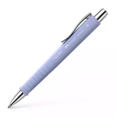 DŁUGOPIS POLY BALL XB PALE IRIS (JASNOFIOLETOWY) FABER-CASTELL