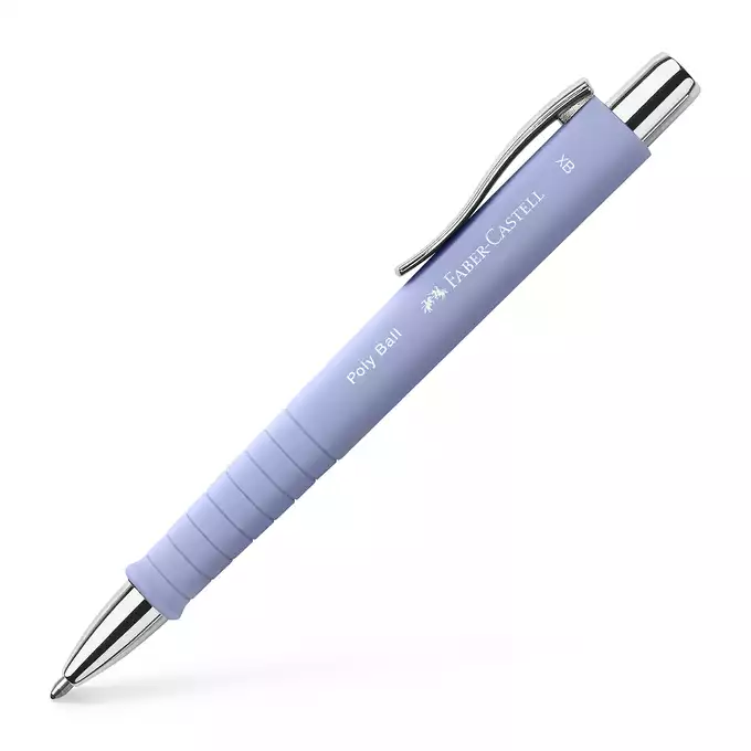DŁUGOPIS POLY BALL XB PALE IRIS (JASNOFIOLETOWY) FABER-CASTELL