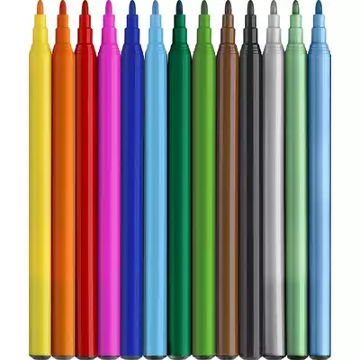 FLAMASTRY ZAMEK FABER-CASTELL EDYCJA DINOZAURY 10 KOL. STANDARDOWYCH + 3 KOL. METALICZNE + NAKLEJKI