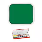 Farba akwarelowa Gouache Studio Caran d’Ache w kostce, kolor 180 Malachit Green
