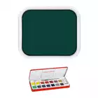 Farba akwarelowa Gouache Studio Caran d’Ache w kostce, kolor 210 Emerald Green