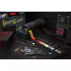 KREDKI TRÓJKĄTNE BLACK EDITION FABER-CASTELL, 72 KOLORY, PIÓRNIK ROLOWANY