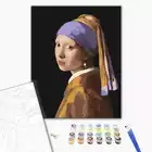 Malowanie po numerach BRUSHME, 40x50 cm, dziewczyna z perłą