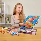 Malowanie po numerach IDEYKA&amp;OCTO, 30x40cm, z glinką, tajemnica herbaty