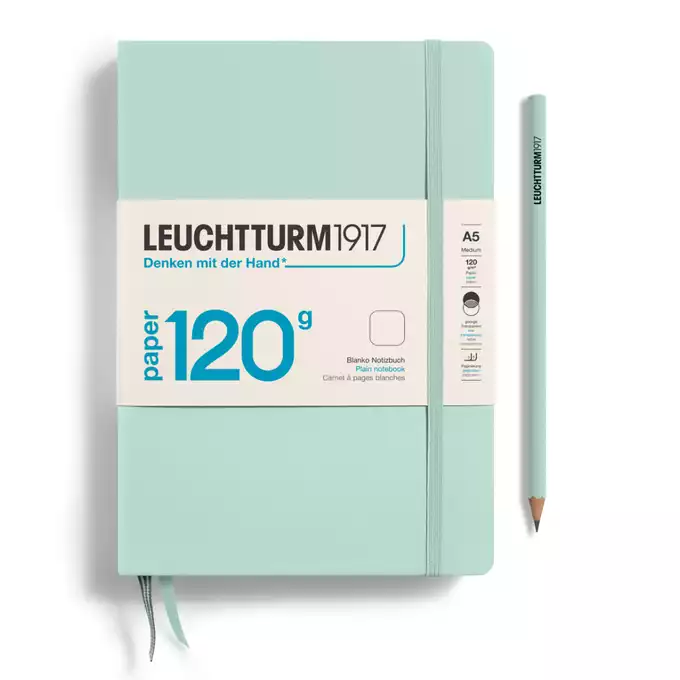 NOTATNIK 120 G LEUCHTTURM1917, MEDIUM A5, MINT GREEN