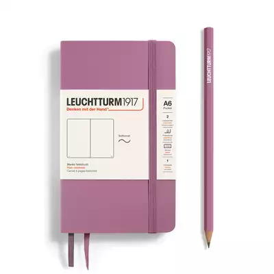 NOTATNIK LEUCHTTURM1917 POCKET (A6), MIĘKKA OPRAWA, DUSTY ROSE