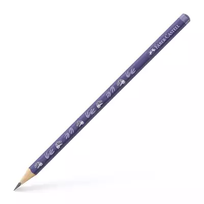 OŁÓWEK EDYCJA DINOZAURY, FABER-CASTELL, HB, NIEBIESKI