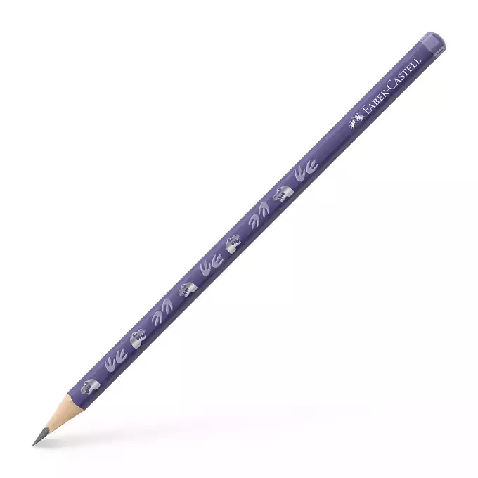 OŁÓWEK EDYCJA DINOZAURY, FABER-CASTELL, HB, NIEBIESKI