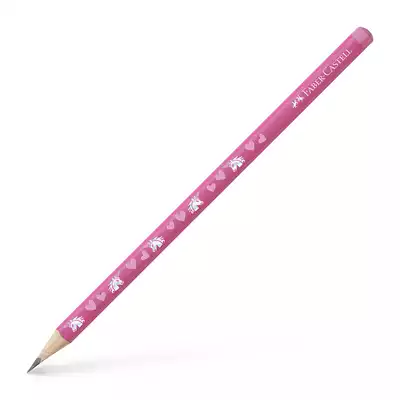 OŁÓWEK EDYCJA JEDNOROŻEC, FABER-CASTELL, HB, RÓŻOWY