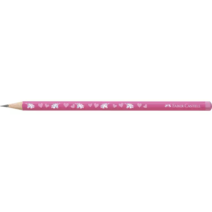 OŁÓWEK EDYCJA JEDNOROŻEC, FABER-CASTELL, HB, RÓŻOWY