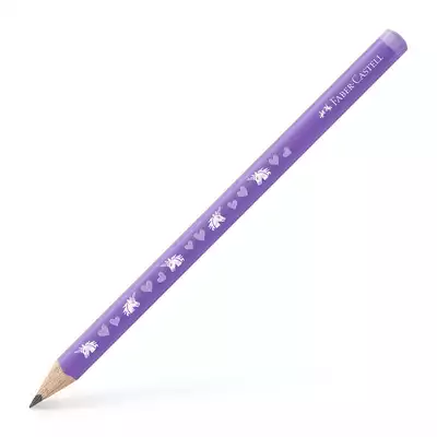 OŁÓWEK JUMBO EDYCJA JEDNOROŻEC, FABER-CASTELL, HB, FIOLETOWY