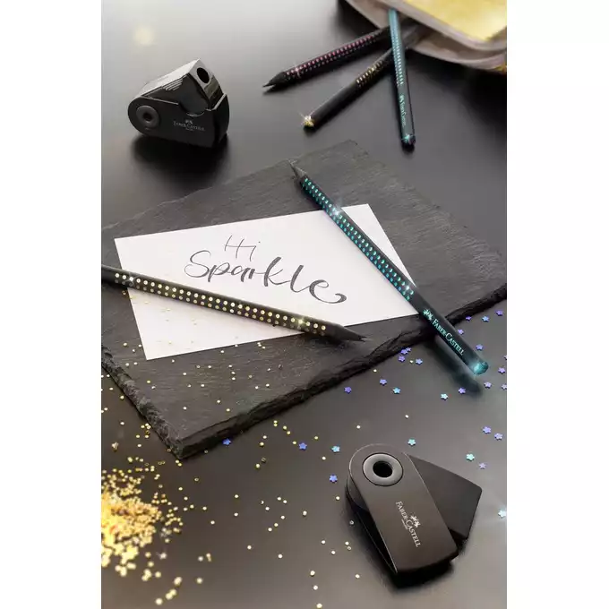OŁÓWEK SPARKLE, FABER-CASTELL, MIDNIGHT GOLD