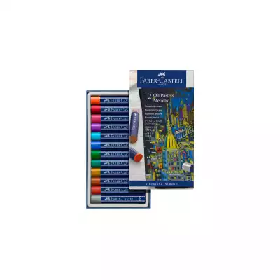 PASTELE OLEJNE CREATIVE STUDIO FABER-CASTELL, 12 KOLORÓW METALICZNYCH