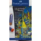 PASTELE OLEJNE CREATIVE STUDIO FABER-CASTELL, 12 KOLORÓW METALICZNYCH