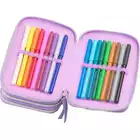 PIÓRNIK TRZYKOMOROWY Z WYPOSAŻENIEM, FABER-CASTELL, JEDNOROŻEC