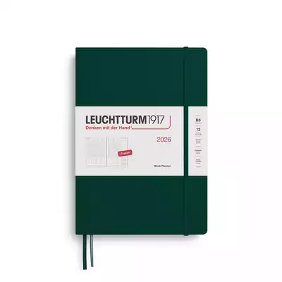 PLANER TYGODNIOWY PIONOWY LEUCHTTURM1917 COMPOSITION (B5) 2026 FOREST GREEN