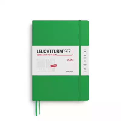 PLANER TYGODNIOWY PIONOWY LEUCHTTURM1917 COMPOSITION (B5) 2026 SPRING LEAF