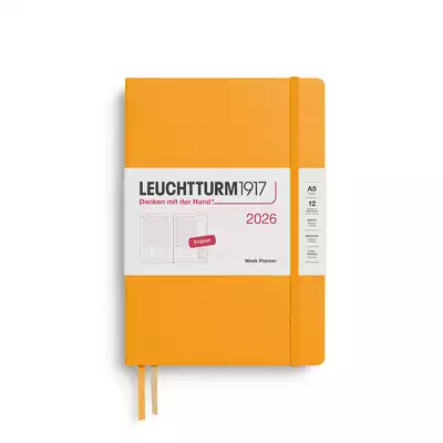 PLANER TYGODNIOWY PIONOWY LEUCHTTURM1917 MEDIUM (A5) 2026 RISING SUN