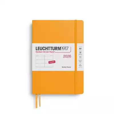 PLANER TYGODNIOWY POZIOMY LEUCHTTURM1917 MEDIUM (A5) 2026 RISING SUN