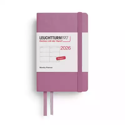 PLANER TYGODNIOWY POZIOMY LEUCHTTURM1917 MINI (~A7) 2026 DUSTY ROSE