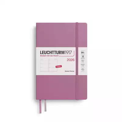 PLANER TYGODNIOWY POZIOMY LEUCHTTURM1917 PAPERBACK (B6+) 2026 DUSTY ROSE