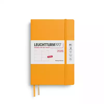 PLANER TYGODNIOWY POZIOMY LEUCHTTURM1917 PAPERBACK (B6+) 2026 RISING SUN