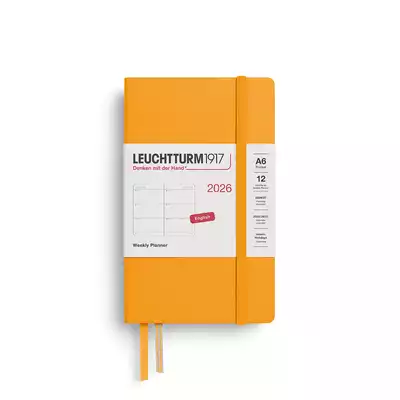 PLANER TYGODNIOWY POZIOMY LEUCHTTURM1917 POCKET (A6) 2026 RISING SUN