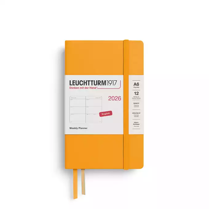 PLANER TYGODNIOWY POZIOMY LEUCHTTURM1917 POCKET (A6) 2026 RISING SUN