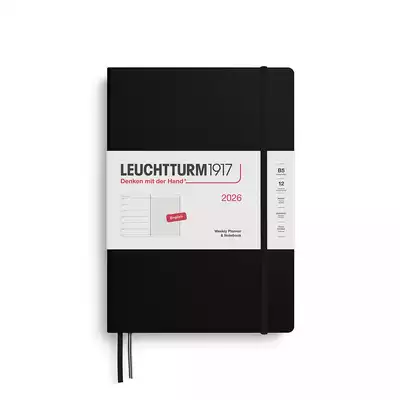 PLANER TYGODNIOWY Z NOTATNIKIEM LEUCHTTURM1917 COMPOSITION (B5) 2026 CZARNY