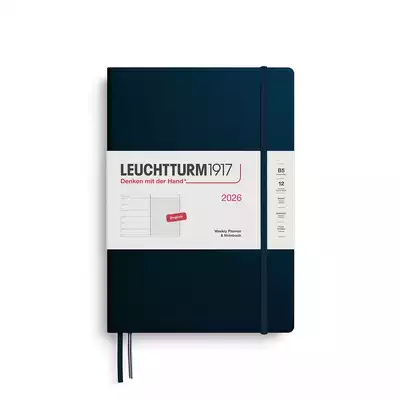 PLANER TYGODNIOWY Z NOTATNIKIEM LEUCHTTURM1917 COMPOSITION (B5) 2026 DEEP SEA