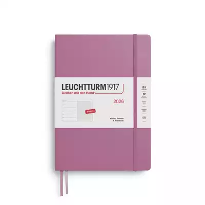 PLANER TYGODNIOWY Z NOTATNIKIEM LEUCHTTURM1917 COMPOSITION (B5) 2026 DUSTY ROSE