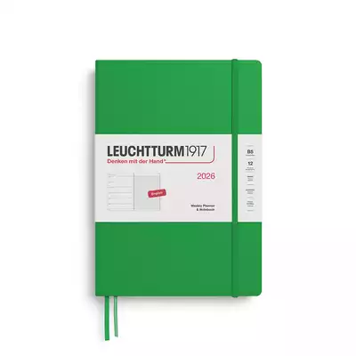 PLANER TYGODNIOWY Z NOTATNIKIEM LEUCHTTURM1917 COMPOSITION (B5) 2026 SPRING LEAF